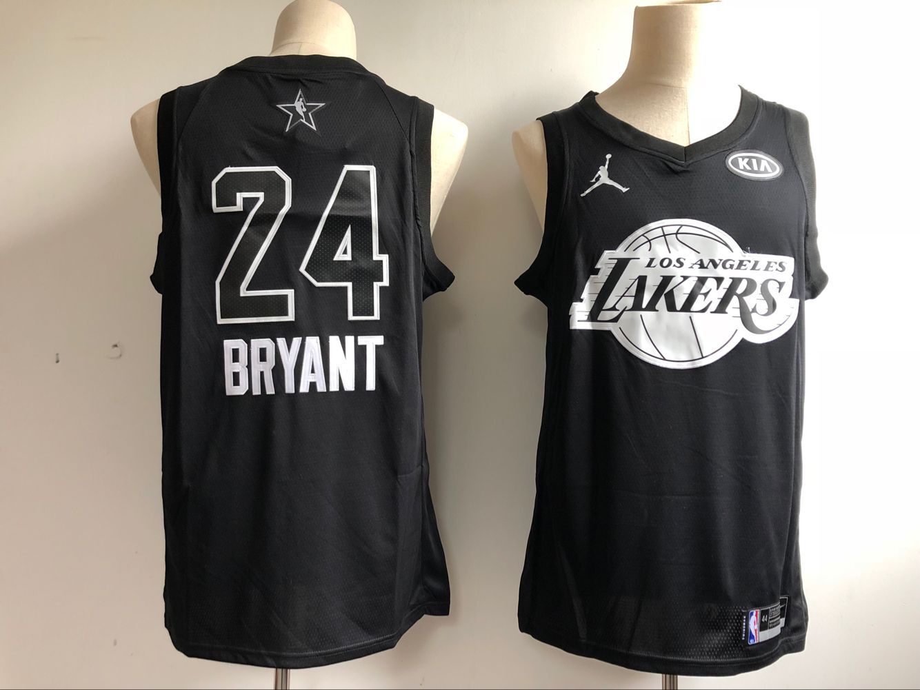 Men Los Angeles Lakers #24 Bryant Black NBA 2018 All Star jersey->new york giants->NFL Jersey